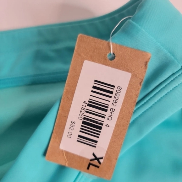 NEW Title nine XL Swim Boyshorts Bikini Beach Wear Bottom  Turquoise NWT - Picture 7 of 7